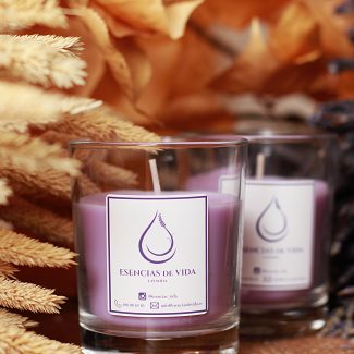 vela de lavanda